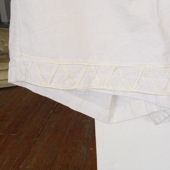 White cotton skort - Picture 5 of 7